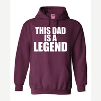 Dad Legend — Hoodie / Maroon