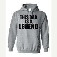 Dad Legend — Hoodie / Sport Grey