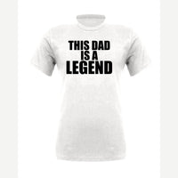 Dad Legend — Premium Tee / White