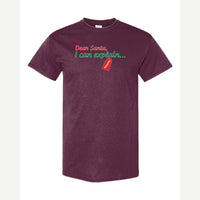 Dear Santa, I Can Explain — Classic Tee / Maroon