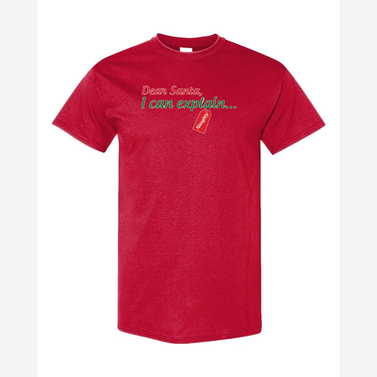 Dear Santa, I Can Explain — Classic Tee / Red