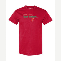 Dear Santa, I Can Explain — Classic Tee / Red