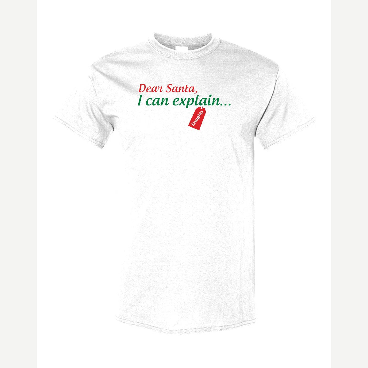 Dear Santa, I Can Explain — Classic Tee / White