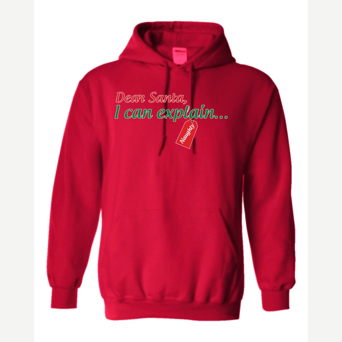 Dear Santa, I Can Explain — Hoodie / Red