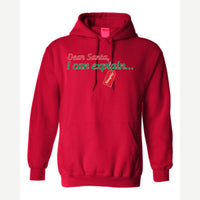 Dear Santa, I Can Explain — Hoodie / Red