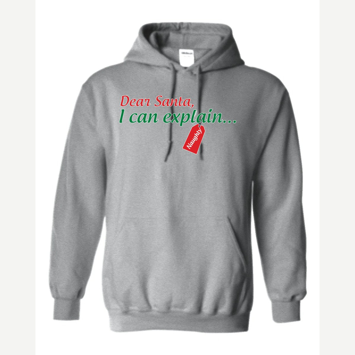 Dear Santa, I Can Explain — Hoodie / Sport Grey