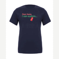 Dear Santa, I Can Explain — Premium Tee / Navy