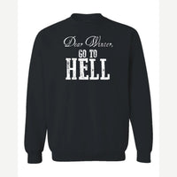 Dear Winter, Go to Hell — Crewneck Sweatshirt / Black