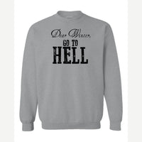 Dear Winter, Go to Hell — Crewneck Sweatshirt / Sport Grey