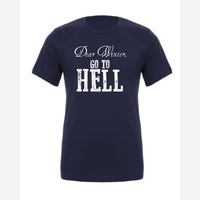 Dear Winter, Go to Hell — Premium Tee / Navy