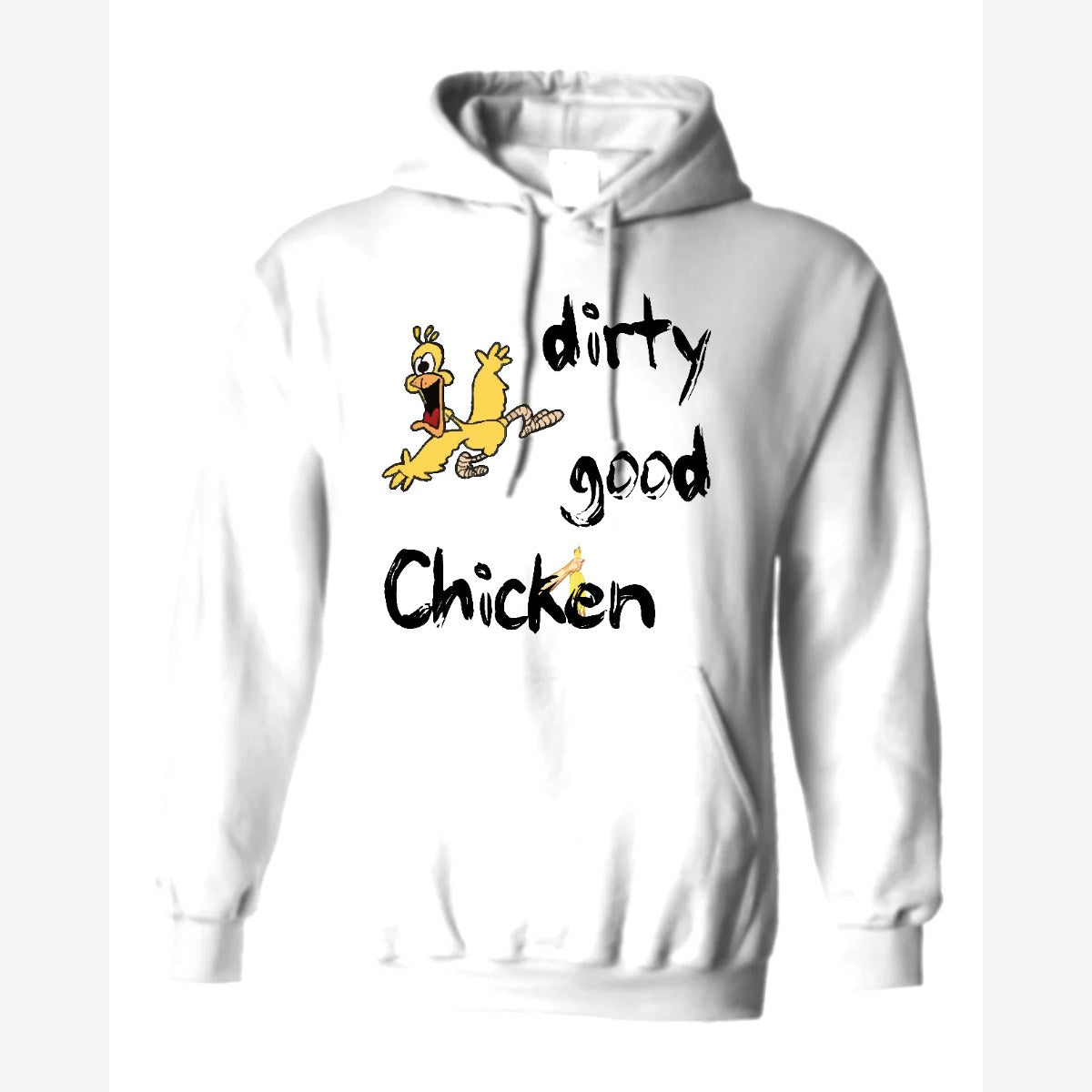 Dirty Good Chicken — Hoodie / White