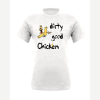 Dirty Good Chicken — Premium Tee / White
