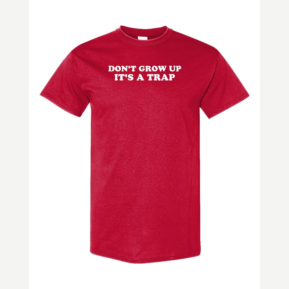 Don't Grow Up — Classic Tee / Red