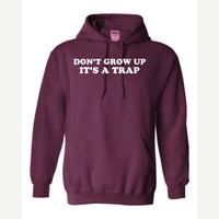 Don't Grow Up — Hoodie / Maroon