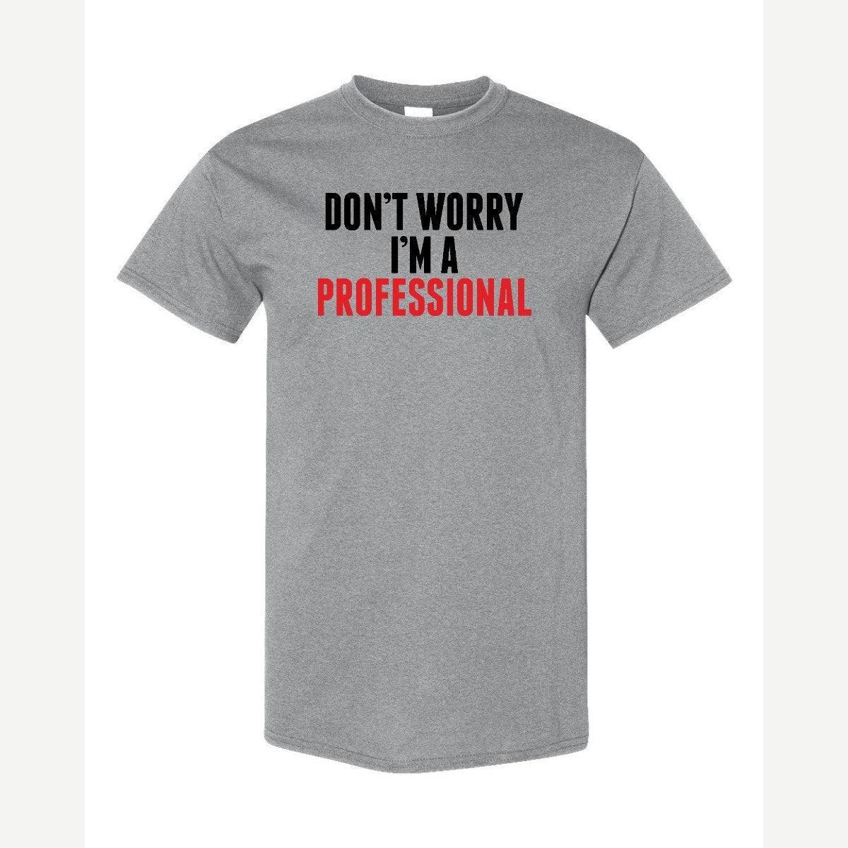 Don't Worry I'm A Professional — Classic Tee / Sport Grey