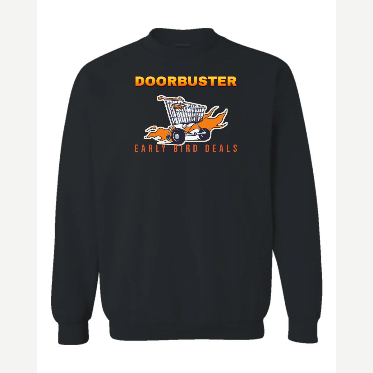Doorbuster — Crewneck Sweatshirt / Black