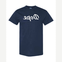 Dope (Mirrored) — Classic Tee / Navy
