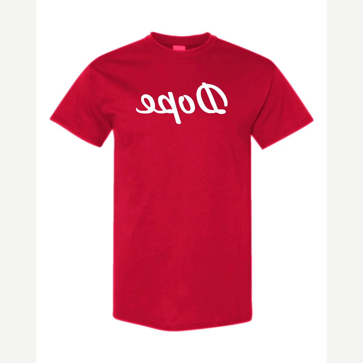 Dope (Mirrored) — Classic Tee / Red