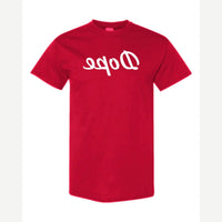Dope (Mirrored) — Classic Tee / Red