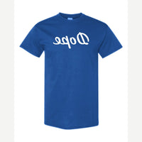 Dope (Mirrored) — Classic Tee / Royal