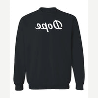 Dope (Mirrored) — Crewneck Sweatshirt / Black