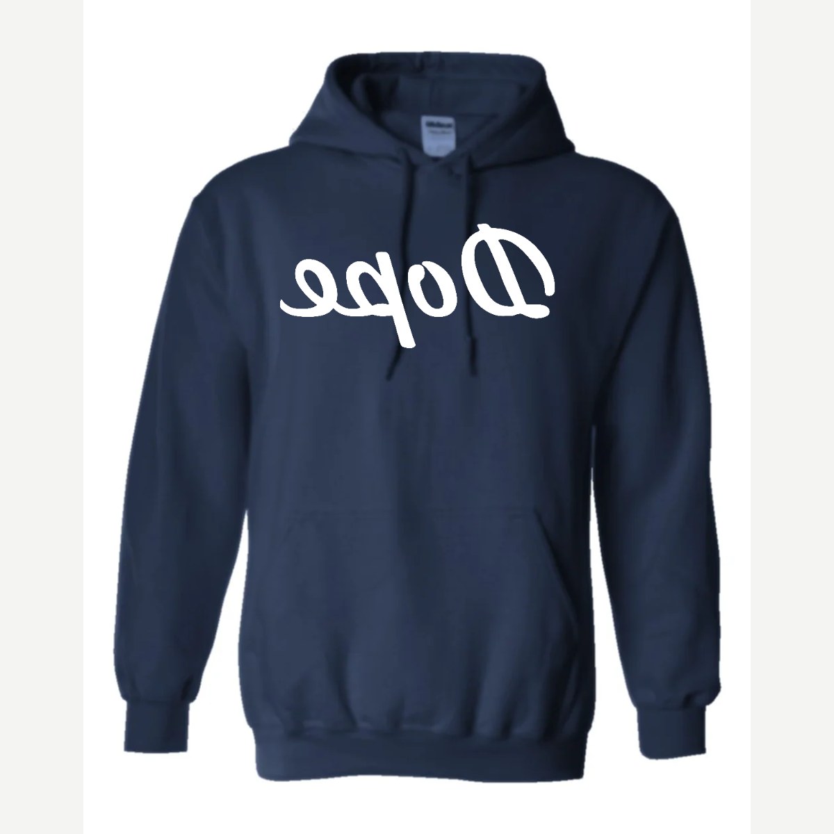 Dope (Mirrored) — Hoodie / Navy