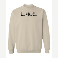 E=Coffee — Crewneck Sweatshirt / Sand