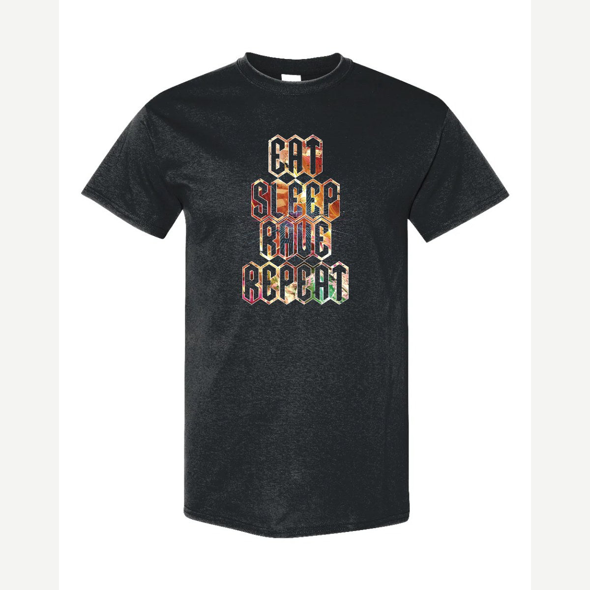 Eat Sleep Rave Repeat — Classic Tee / Black
