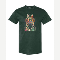 Eat Sleep Rave Repeat — Classic Tee / Forest Green