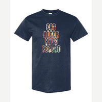Eat Sleep Rave Repeat — Classic Tee / Navy