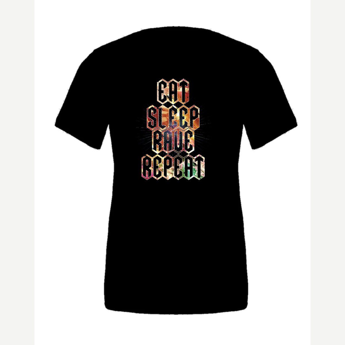 Eat Sleep Rave Repeat — Premium Tee / Black