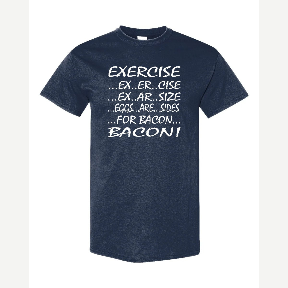 Eggs are sides — Classic Tee / Navy