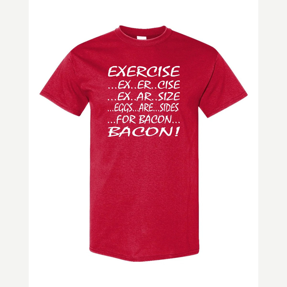 Eggs are sides — Classic Tee / Red