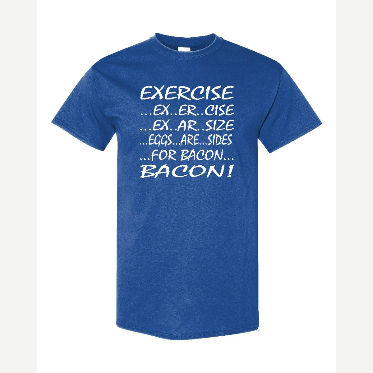 Eggs are sides — Classic Tee / Royal
