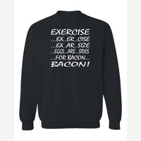 Eggs are sides — Crewneck Sweatshirt / Black