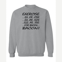 Eggs are sides — Crewneck Sweatshirt / Sport Grey