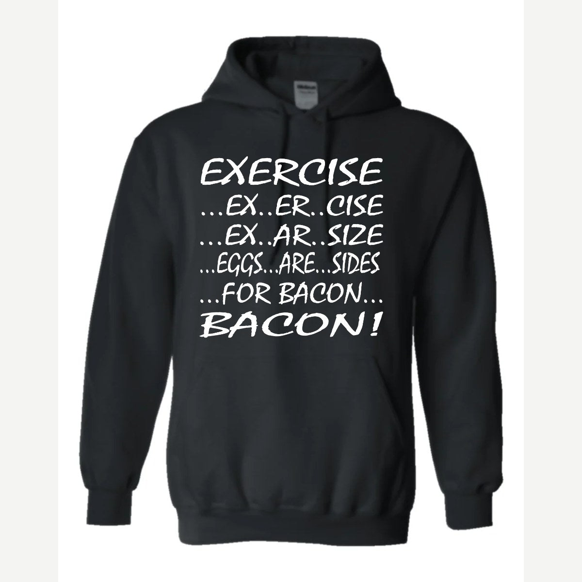 Eggs are sides — Hoodie / Black