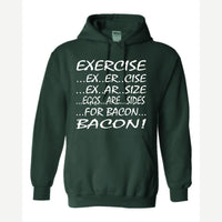 Eggs are sides — Hoodie / Forest Green
