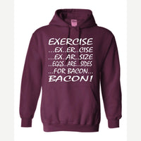 Eggs are sides — Hoodie / Maroon