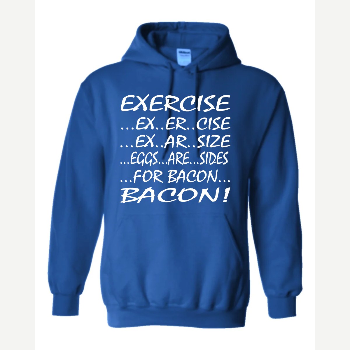 Eggs are sides — Hoodie / Royal