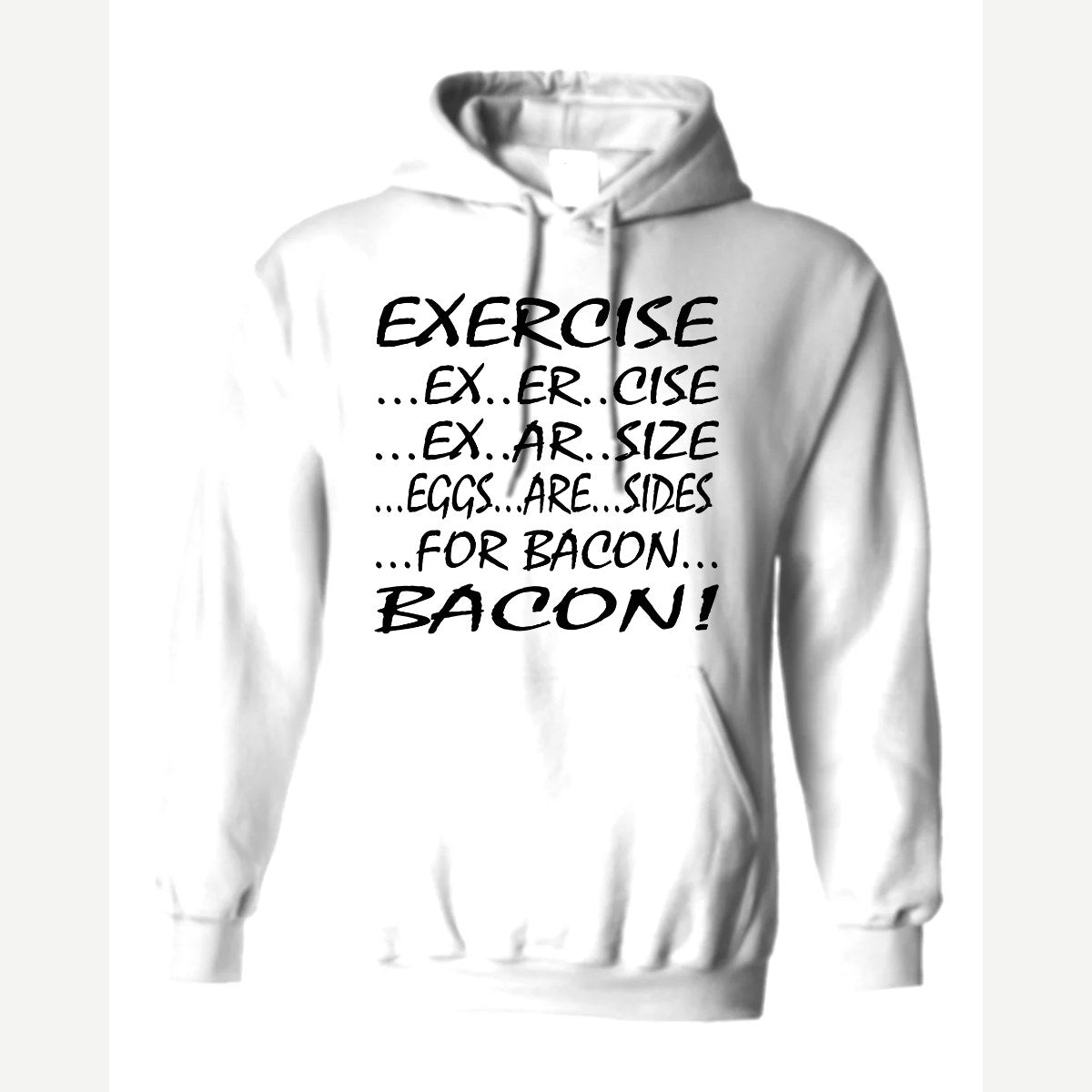 Eggs are sides — Hoodie / White