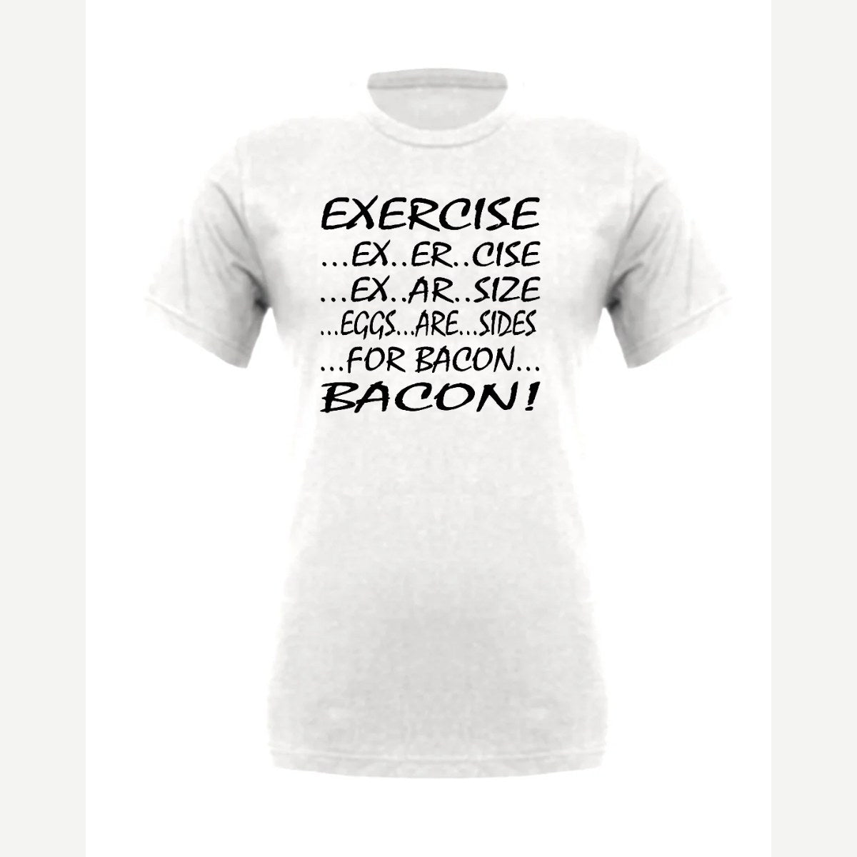 Eggs are sides — Premium Tee / White