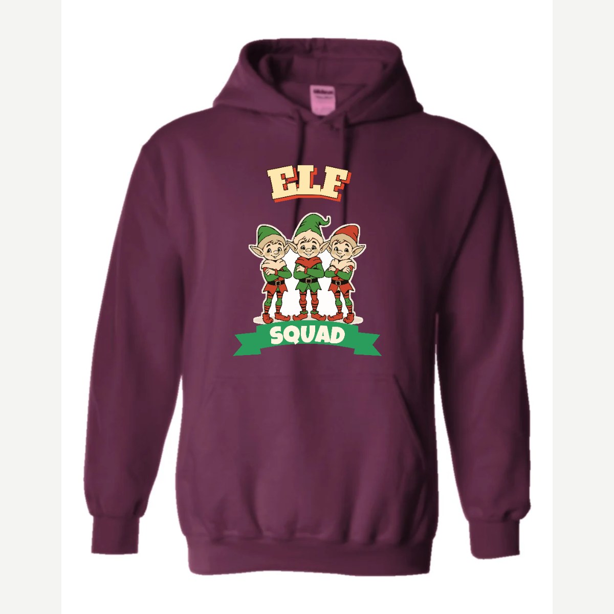 Elf Squad — Hoodie / Maroon