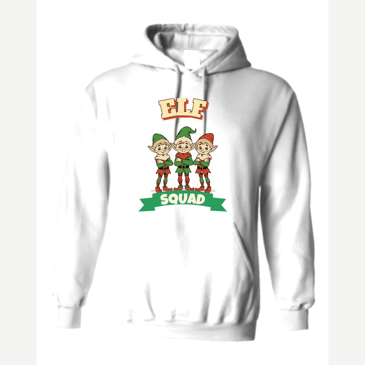 Elf Squad — Hoodie / White