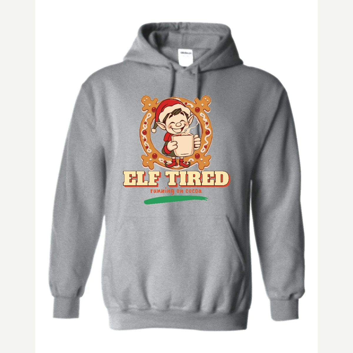 Elf Tired — Hoodie / Sport Grey