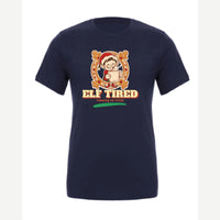 Elf Tired — Premium Tee / Navy