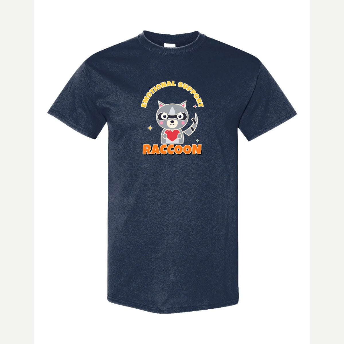 Emotional Support Raccoon — Classic Tee / Navy