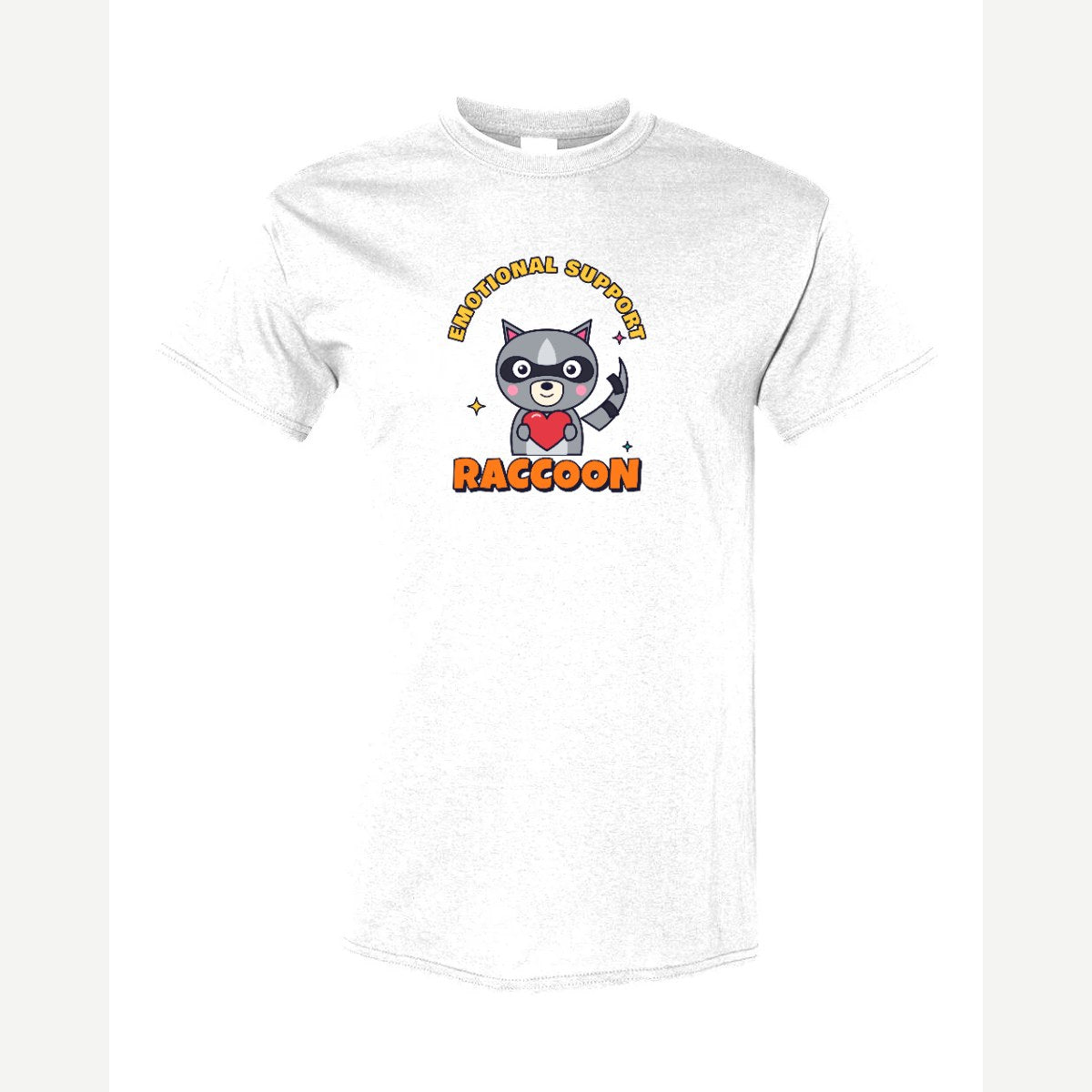 Emotional Support Raccoon — Classic Tee / White