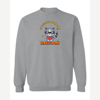 Emotional Support Raccoon — Crewneck Sweatshirt / Sport Grey