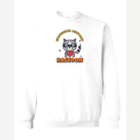 Emotional Support Raccoon — Crewneck Sweatshirt / White